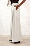 Taş Krep Dökümlü Palazzo Pantolon 031577