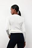 Ekru Fitilli Basic Triko 231164