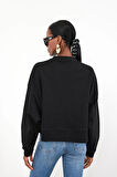 Siyah Basic Sweatshirt 