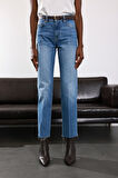 Mavi Straight Fit Yıkamalı Jean 103
