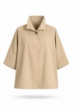 Camel Oversize Kısa Trençkot 87159