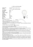 9W Bulb Led Ampul Beyaz Işık