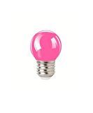 1W Gece Led Ampul Pembe Işık