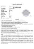 5W Smd Led Plastik Spot Beyaz Beyaz Işık 2 Adet