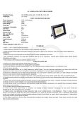 50W Led Projektör Amber Işık