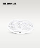 12V COB Şerit Led 3200K Sarı Işık  - Metrede 360 Led - 5 Metre