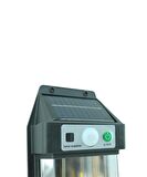10W Solar / Güneş Enerjili Sensörlü Led Duvar Fener Aplik 3200K - Sarı Işık