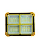 200W Solar ve USB Şarjlı Projektör (Flaşörlü) 3 Renk Işık / Şarj Göstergeli - 5 Kademeli
