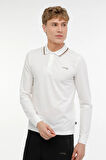 Lumberjack ML FRANKY 15BA-110 3PR Erkek Uzun Kollu Polo T-Shirt Ekru