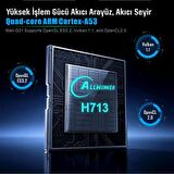 NPO 4K Android11 BT5.0 Wifi 6 300ANSI Lümen IOS/Android Taşınabilir Akıllı LED Projeksiyon HY320
