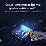 NPO NP315Plus 4K Android11 BT5.0 Wifi6 200ANSI Lümen IOS/Android Taşınabilir Akıllı LED Projeksiyon