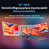 NPO NPM11 16" FHD 1200p IPS Type-C Taşınabilir 2'li Monitör Çoklayıcı Standlı Notebook Monitör