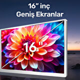 NPO NPM788 16" FHD 1200p IPS Type-C Taşınabilir 3'lü Monitör Çoklayıcı Standlı Notebook Monitör