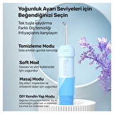NPO Nicefeel FC5170 Mini Taşınabilir,Şarjlı, Diş Teli/Protez Bakım ve Profesyonel Ağız Duşu-Mavi