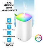 NPO iHome NPD09B RGB Renkli Aromaterapi Difüzör ve Ultrasonik Hava Nemlendirici Buhar Makinesi