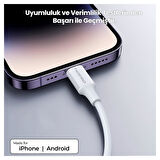 NPO UTC12 60W 1.2m TPE USB to Type-C Hızlı Şarj ve Data Kablosu 4 Adet