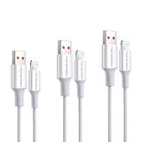 NPO UTL20 45W 2m TPE USB to Lightning Hızlı Şarj ve Data Kablosu 3 adet