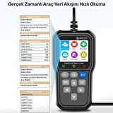 NPO NPC319 2.4" Türkçe OBDII/EOBD+CAN Modlu 63000 Hata Hafızalı Araç Arıza Tespit/Silme Cihazı