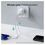 NPO UTC02 60W 20cm TPE USB to Type-C Hızlı Şarj ve Data Kablosu 2 Adet