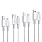 NPO UTC02 60W 20cm TPE USB to Type-C Hızlı Şarj ve Data Kablosu 4 Adet