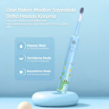 NPO Nicefeel X500 Çocuklar için Dakikada 39600 Titreşim, Şarjlı Sonic Profesyonel Diş Fırçası-Mavi