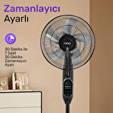 NPO N01 Buz Eklenebilir Ultrasonik Buharlı Zaman Ayarlı 3 Kademli Sessiz 75W Akıllı Vantilatör