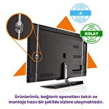 Bestoclass Axen 55" UHD Uydu Alıcılı WiFi Smart Tv Ekran Koruyucu Düz (Flat) Ekran