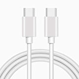 Apple Uyumlu 20W Şarj Adaptorü Type-C Başlık + Type C to Type C Kablo- Yüksek Kalite - 20W Power Adapter