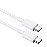 Apple Uyumlu 20W Şarj Adaptorü Type-C Başlık + Type C to Type C Kablo- Yüksek Kalite - 20W Power Adapter