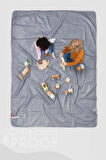 Proof Etkinlik Ortusu Dama Denim 140x140 cm
