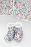 Bebek Yelek & Patik 12-18 AY Loom Mavi