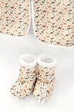 Bebek Yelek & Patik 0-6 Ay Dino Bej