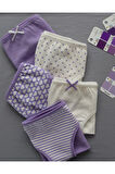 ALYA UNDERWEAR Anne Kız Kombin Pamuklu Külot - Beyaz Slip İç Çamaşırı - 5'li Paket