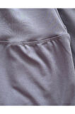 ALYA UNDERWEAR Büyük Beden Tayt Dalgıç Kumaş Yüksek Bel ( Antrasit, 3xl)