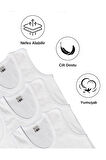 ALYA UNDERWEAR Erkek Çocuk Pamuk Ribana Atlet Oval Yaka 3'lü Paket - 3 Adet Beyaz  ( 5-6 Yaş )
