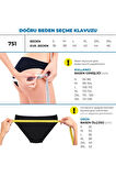 ALYA UNDERWEAR Kadın Pamuklu Külot Basic Slip Renkli 10'lu Paket ( Multicolor-x17 )