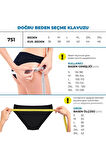 ALYA UNDERWEAR Kadın Pamuklu Külot Basic Slip Renkli 10'lu Paket Yüksek Bel Iç Çamaşırı ( Multicolor-x35)