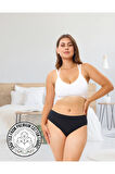 ALYA UNDERWEAR Kadın Pamuklu Kırmızı Siyah Beyaz Yeni Yıl Baskılı Külot, 10'lu Paket  (MULTİCOLOR - X40)