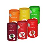 Kayla Gurme Meyve Taneli Çaylar Silindir Karton Kutu 6 Çeşit * 175 Gr.