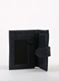 Fabrika Lacivert Erkek 9x11x2 cm Deri Cüzdan Frk 314 Flt