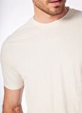 Fabrika Bej Erkek Bisiklet Yaka Basic T-Shirt F4SM-TST 0740