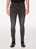 Fabrika Normal Bel Dar Paça Skinny Fit Gri Erkek Denim Pantolon F4SM-PNT 104