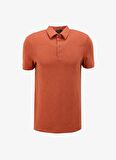 Fabrika Düz Kiremit Erkek Polo T-Shirt F4SM-TST 0183