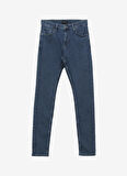 Fabrika Normal Bel Dar Paça Skinny Fit Mavi Erkek Denim Pantolon F4SM-PNT 108