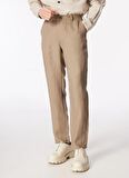 Fabrika Comfort Lastikli Bel Normal Paça Açık Kahve Erkek Chino Pantolon FC4SM-PNT 0768