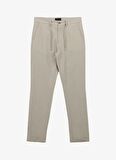 Fabrika Bağlamalı Bel Duble Paça Bej Erkek Chino Pantolon F4SM-PNT 0251