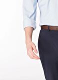 Fabrika Normal Bel Normal Paça Lacivert Erkek Chino Pantolon F4SM-PNT 0720
