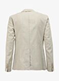 Fabrika Slim Fit Bej Erkek Çizgili Ceket F4SM-CKT 0729