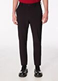 Fabrika Normal Bel Normal Paça Siyah Erkek Chino Pantolon F4SM-PNT 0720