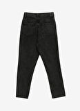 Normal Bel Normal Paça Straight Gri Kadın Denim Pantolon F3WL-PNT W54